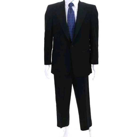ADOLFO MENS COUTURE ON BUTTON BLAZER PANTS full 2 pieces...